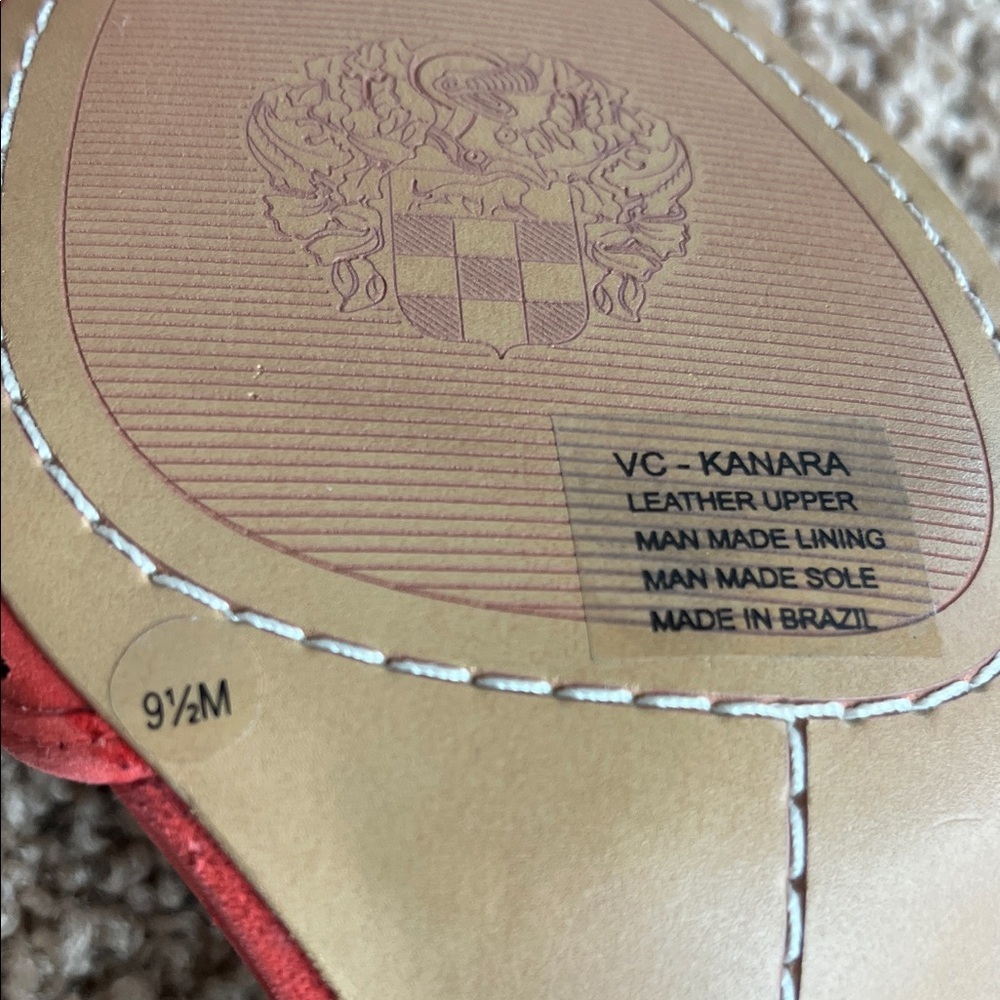 Vince Camuto Coral Perforated Heels Size 9.5 - Picture 6 of 8